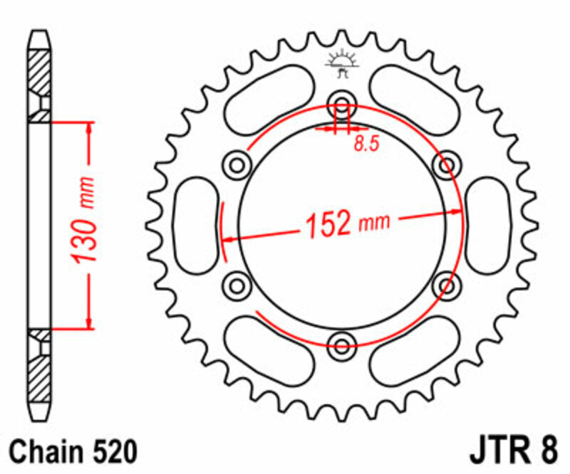 Roata dintata JT SPROCKETS JTR8.48 