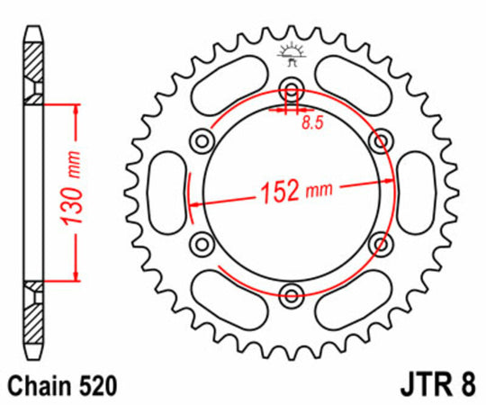 Roata dintata JT SPROCKETS JTR8.48 