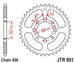 Roata dintata JT SPROCKETS JTR801.30 