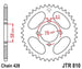 Roata dintata JT SPROCKETS JTR810.46 