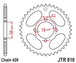 Roata dintata JT SPROCKETS JTR810.46 
