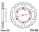 Roata dintata JT SPROCKETS JTR460.48SC 