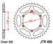 Roata dintata JT SPROCKETS JTR460.49SC 