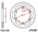 Roata dintata JT SPROCKETS JTR897.51SC 