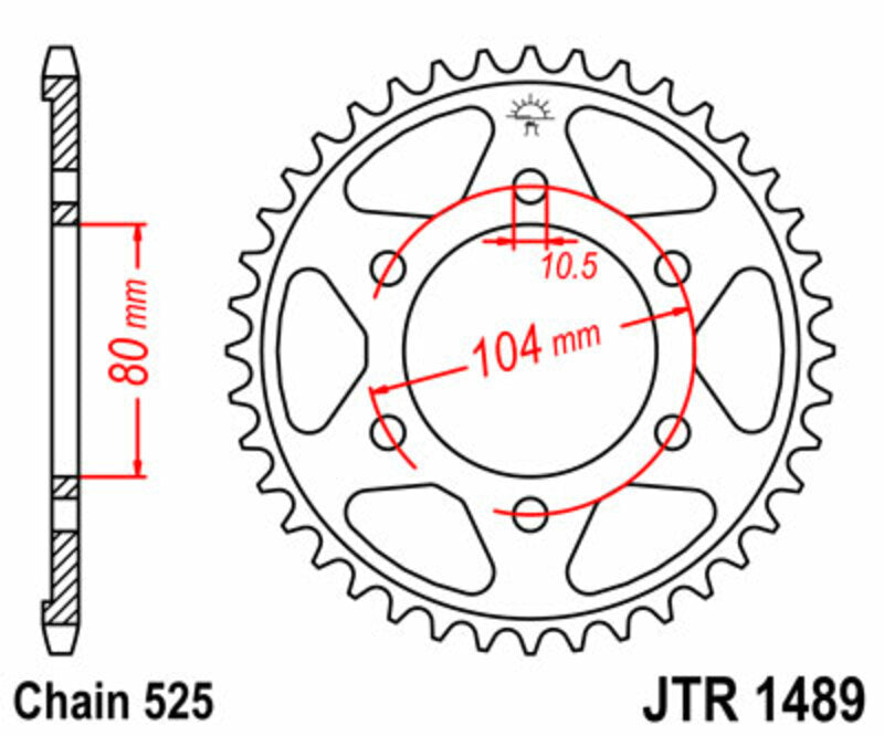 Roata dintata JT SPROCKETS JTR1489.42 