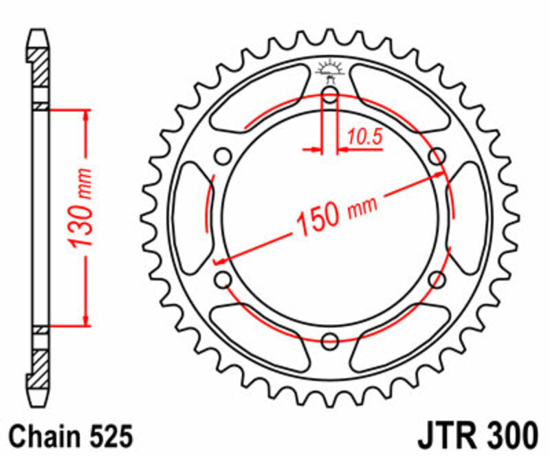 Roata dintata JT SPROCKETS JTR300.42 