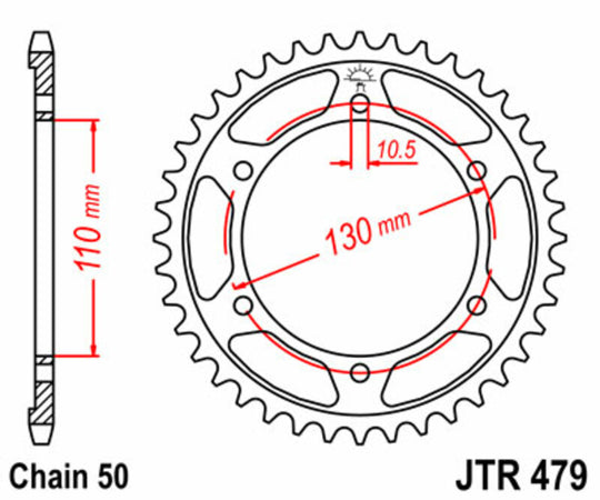 Roata dintata JT SPROCKETS JTR479.38 