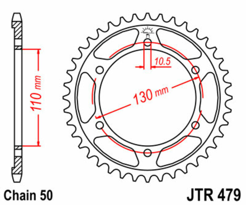 Roata dintata JT SPROCKETS JTR479.42 