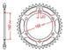 Roata dintata JT SPROCKETS JTR6.47 