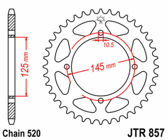 Roata dintata JT SPROCKETS JTR857.40 