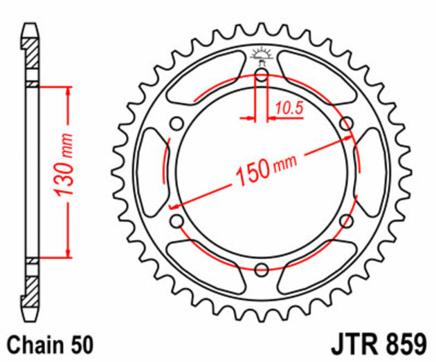 Roata dintata JT SPROCKETS JTR859.38 