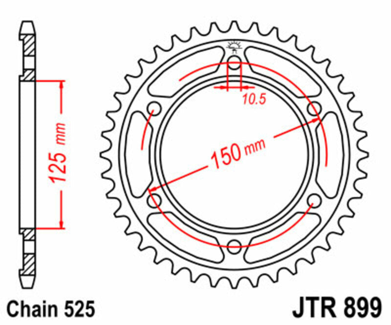 Roata dintata JT SPROCKETS JTR899.42 