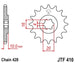 Pinion lant JT SPROCKETS JTF410.16 