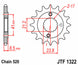 Pinion lant JT SPROCKETS JTF1322.15 