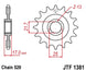 Pinion lant JT SPROCKETS JTF1381.15 