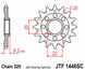 Pinion lant JT SPROCKETS JTF1446.13SC 