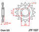 Pinion lant JT SPROCKETS JTF1537.15 