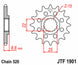 Pinion lant JT SPROCKETS JTF1901.12 