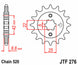 Pinion lant JT SPROCKETS JTF276.16 
