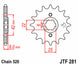 Pinion lant JT SPROCKETS JTF281.15 