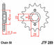 Pinion lant JT SPROCKETS JTF289.15 