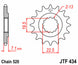 Pinion lant JT SPROCKETS JTF434.14 