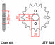 Pinion lant JT SPROCKETS JTF548.13 