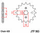Pinion lant JT SPROCKETS JTF563.12 