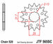 Pinion lant JT SPROCKETS JTF565.13SC 