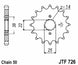 Pinion lant JT SPROCKETS JTF726.15 