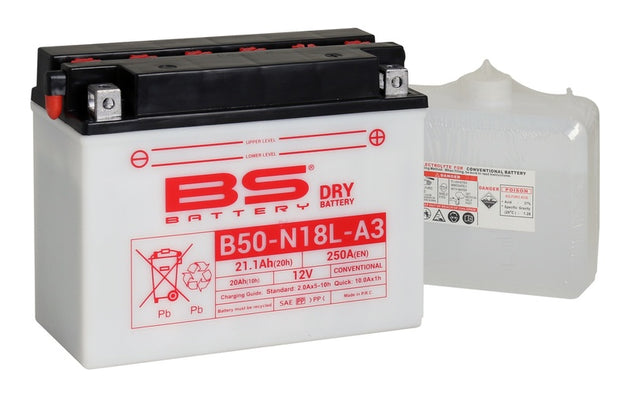 BS BATTERY Battery High performance with Acid Pack - B50-N18L-A3 - Main