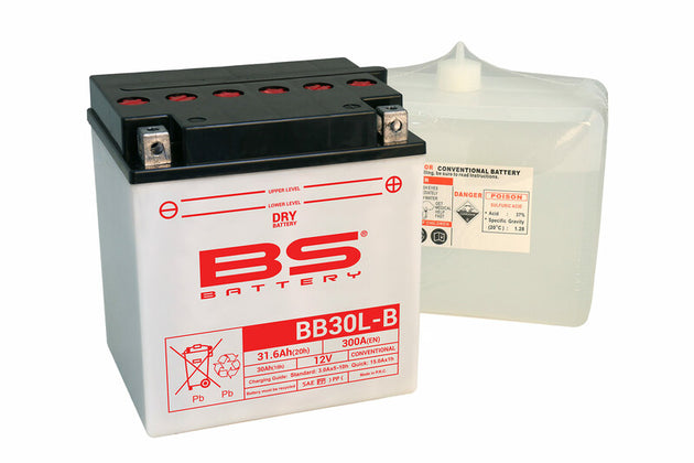 BS BATTERY Battery High performance with Acid Pack - BB30L-B - Main