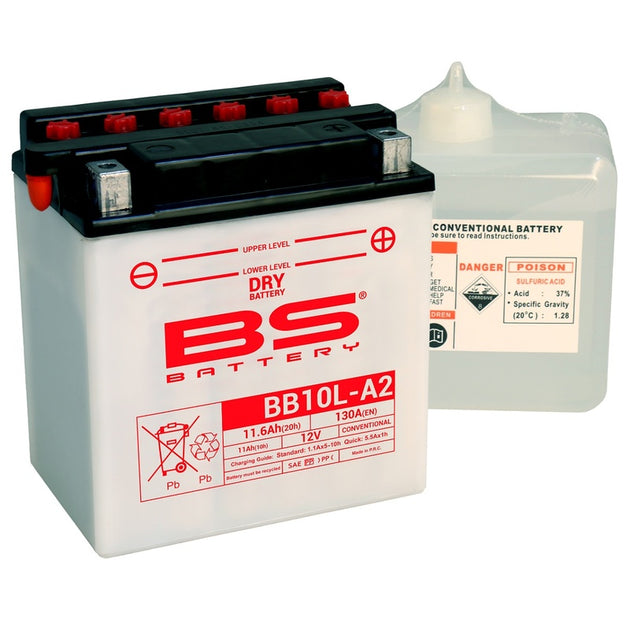 BS BATTERY Battery High performance with Acid Pack - BB10L-A2 - Main