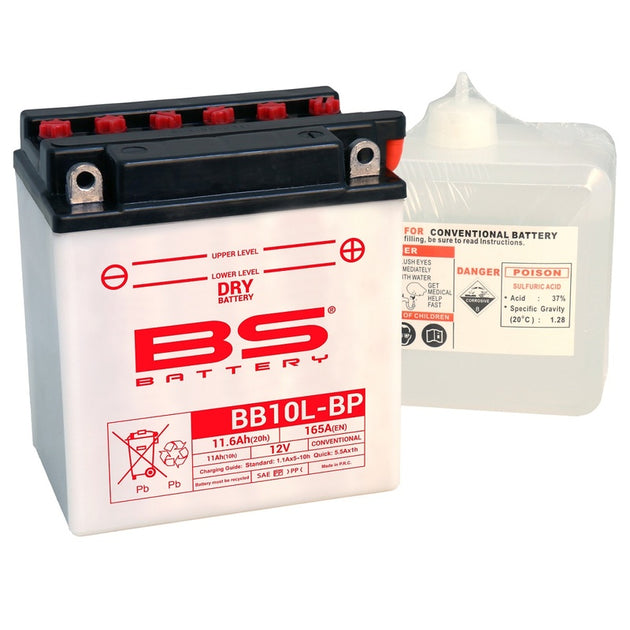 BS BATTERY Battery High performance with Acid Pack - BB10L-BP - Main