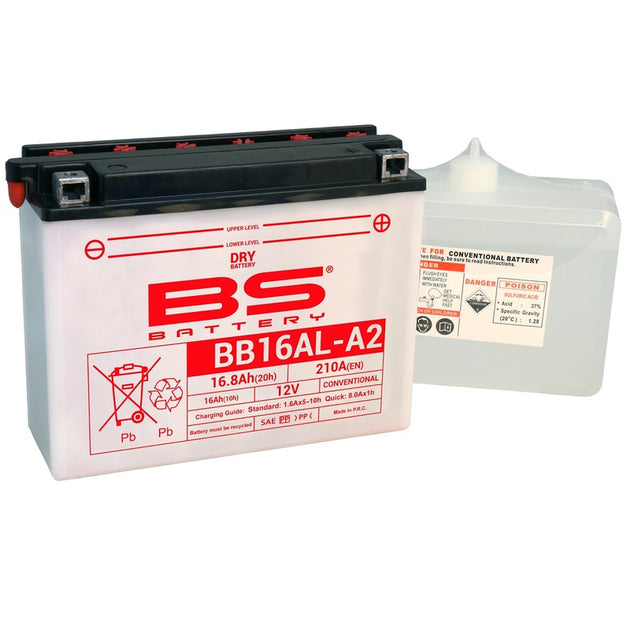 BS BATTERY Battery High performance with Acid Pack - BB16AL-A2 - Main