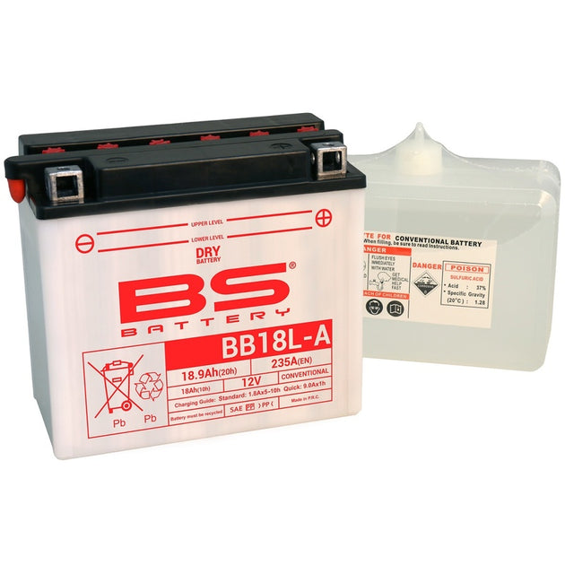 BS BATTERY Battery High performance with Acid Pack - BB18L-A - Main