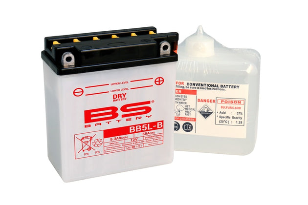 BS BATTERY Battery High performance with Acid Pack - BB5L-B - Main