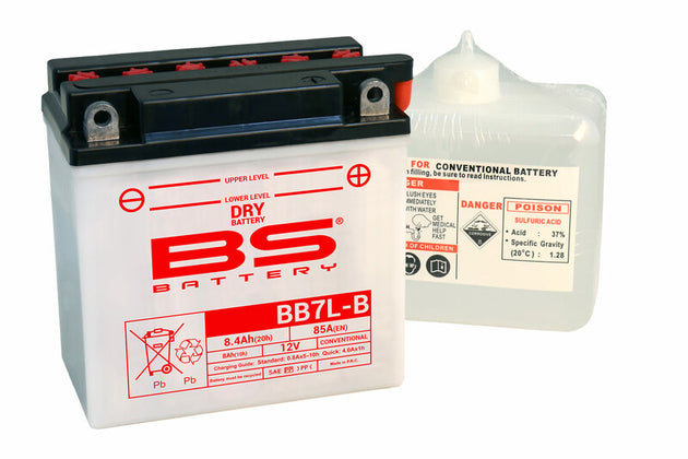 BS BATTERY Battery High performance with Acid Pack - BB7L-B - Main