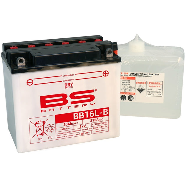 BS BATTERY Battery High performance with Acid Pack - BB16L-B - Main