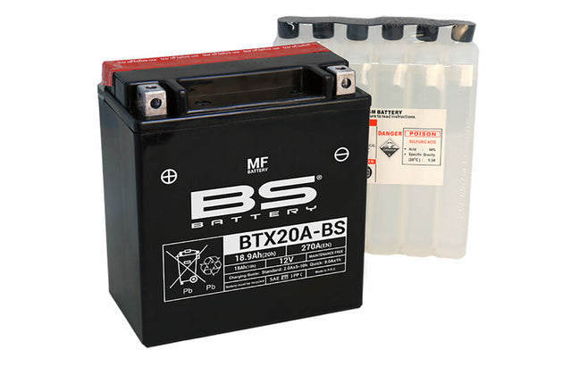 BS BATTERY Battery Maintenance Free with Acid Pack - BTX20A-BS - Main