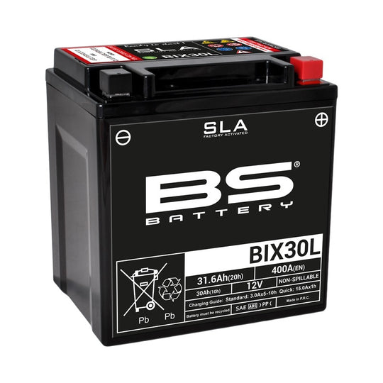 BS BATTERY SLA Battery Maintenance Free Factory Activated - BIX30L - Main