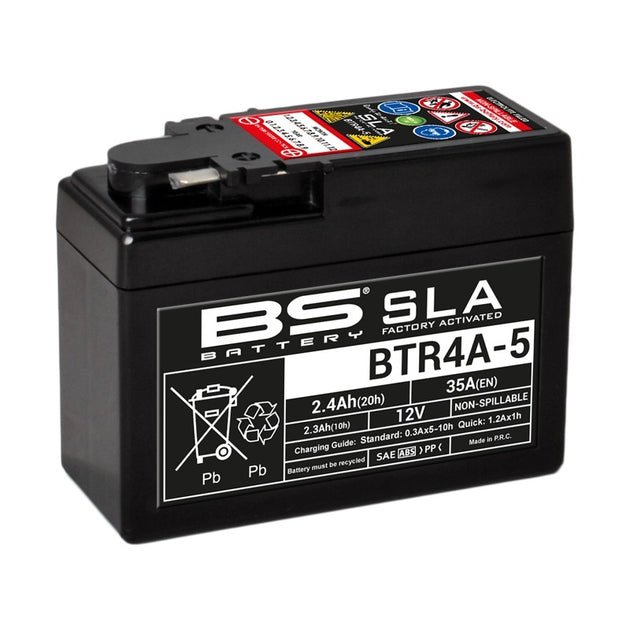 BS BATTERY SLA Battery Maintenance Free Factory Activated - BTR4A-5 - Main