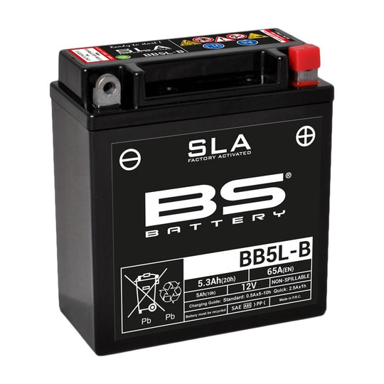 BS BATTERY SLA Battery Maintenance Free Factory Activated - BB5L-B - Main