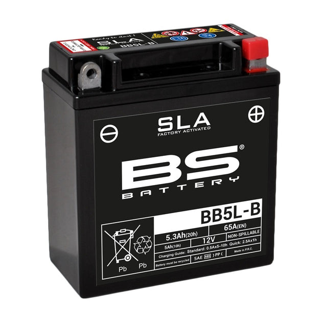 BS BATTERY SLA Battery Maintenance Free Factory Activated - BB5L-B - Main