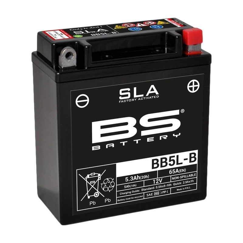 BS BATTERY SLA Battery Maintenance Free Factory Activated - BB5L-B - Main