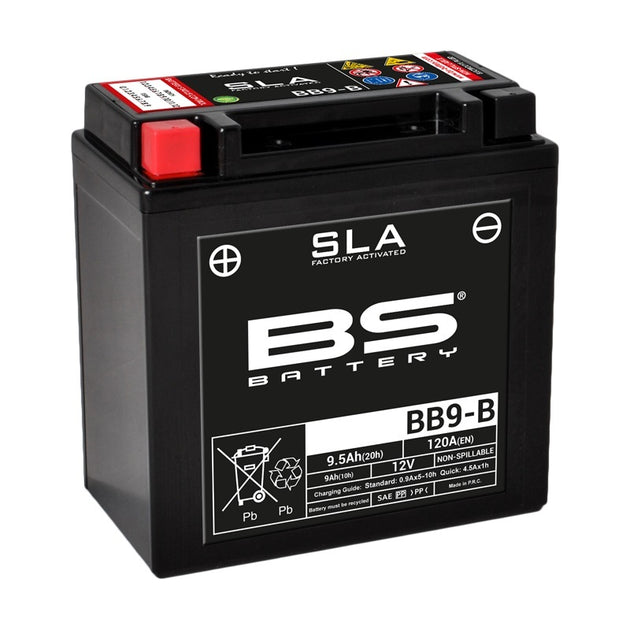 BS BATTERY SLA Battery Maintenance Free Factory Activated - BB9-B - Main
