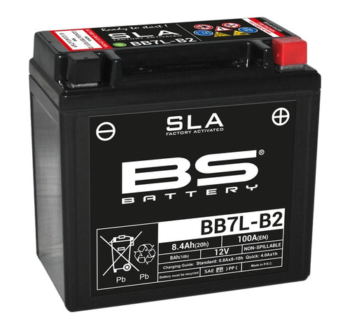 BS BATTERY SLA Battery Maintenance Free Factory Activated - BB7L-B2 - Main