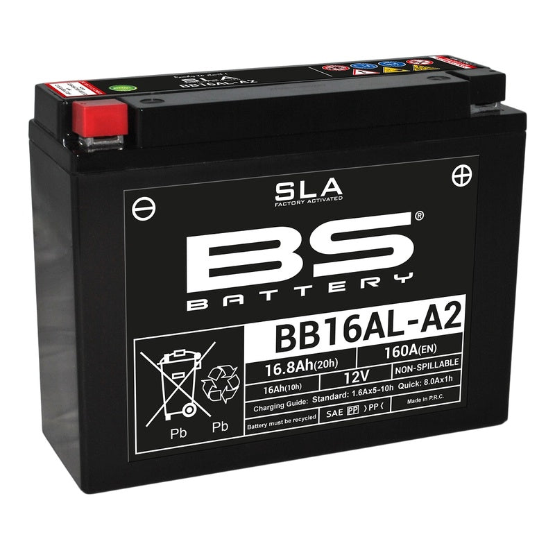 BS BATTERY SLA Battery Maintenance Free Factory Activated - BB16AL-A2 - Main