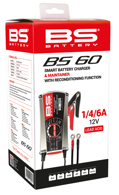 BS BATTERY BS60 Pro-Smart Battery Charger  - 12V 1/4/6A - Main