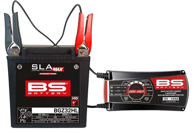 BS BATTERY BS60 Pro-Smart Battery Charger  - 12V 1/4/6A - Extra